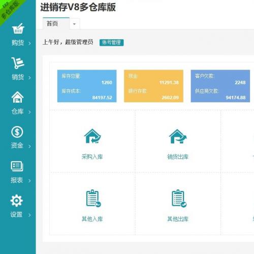 2020版PHP多仓库ERP进销存管理系统源码 全开源无限制
