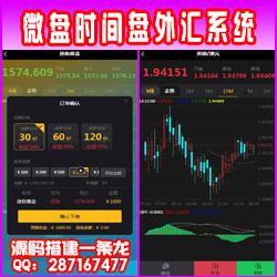  【全新亲测】2020最新微盘/时间盘/外汇盘/完整源码带码支付/可封装APP/完整数据库/搭建教程有演示